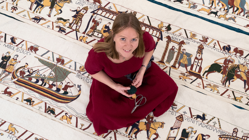 Bayeux tapestry replica