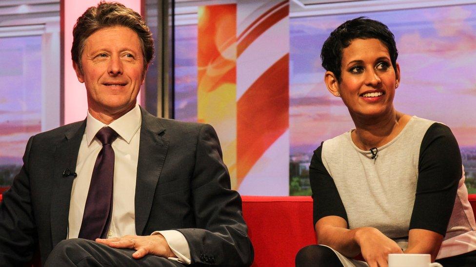 Charlie Stayt and Naga Munchetty