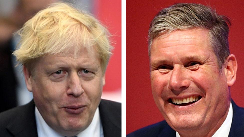 Boris Johnson and Sir Keir Starmer