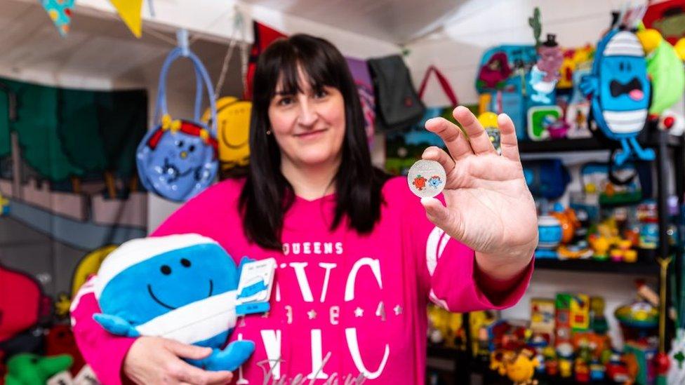 Michelle Martinez is a collector of Mr Men and Little Miss items