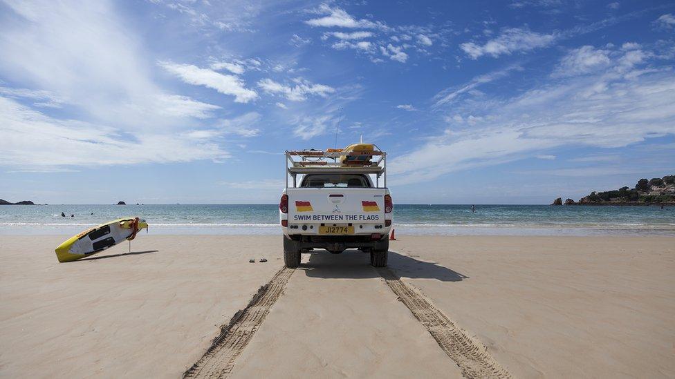 RNLI beach cover