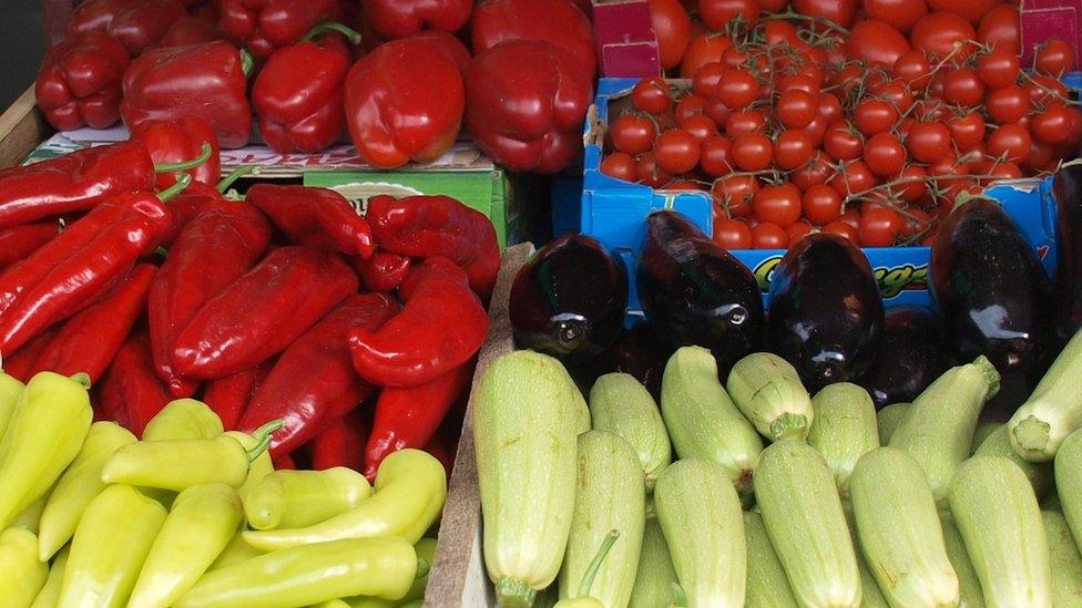 produce in the local market