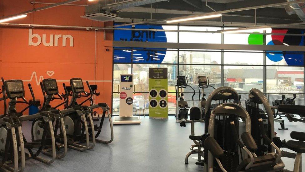 Interior of The Gym Murrayfield