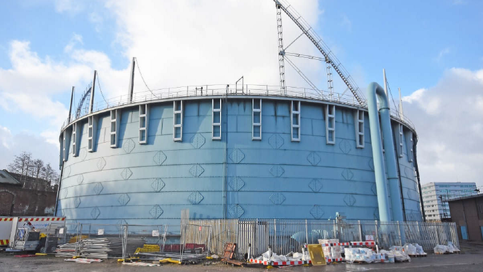 A gas holder