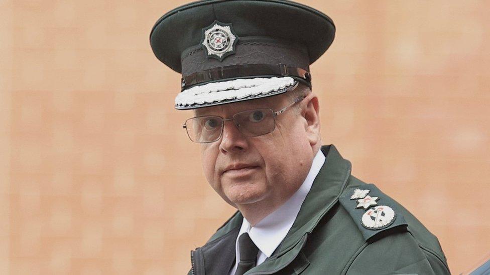 Former PSNI chief constable Simon Byrne