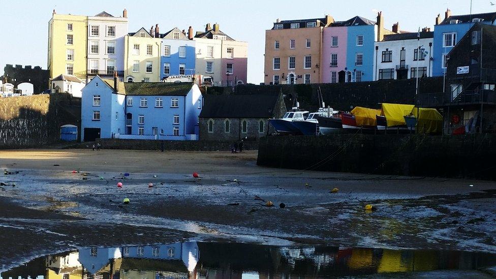 Tenby harbour, Pembrokeshire