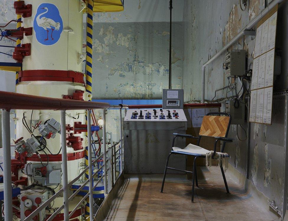 Inside the nuclear power plant