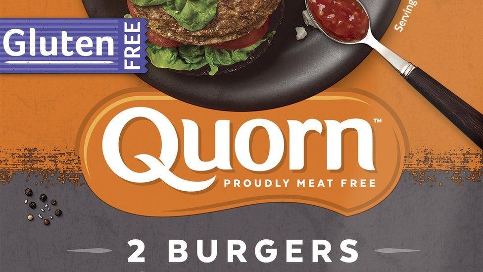 Gluten-free Quorn burgers