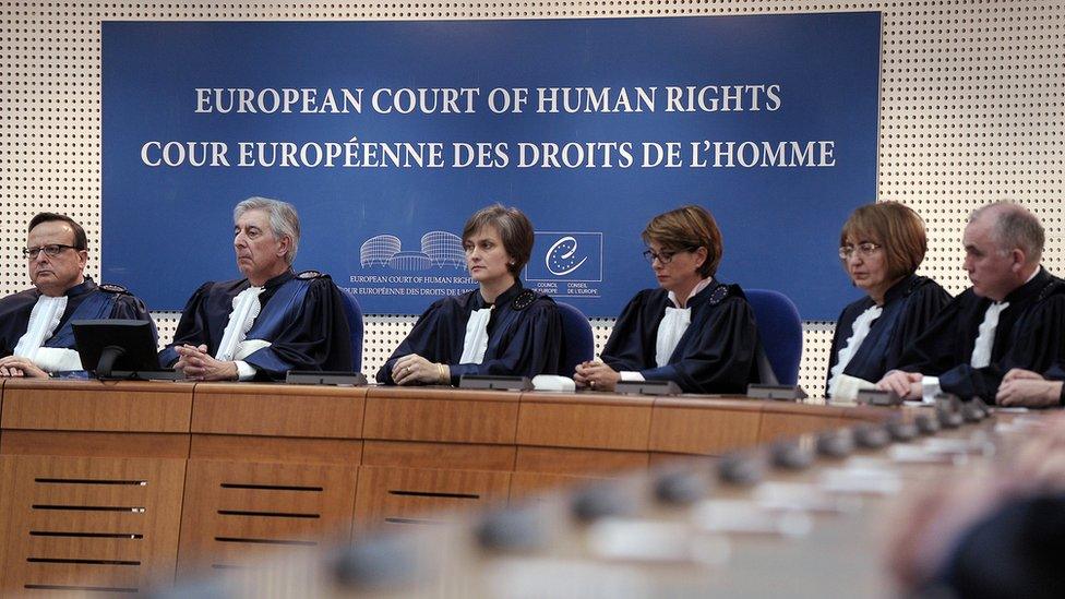 ECHR judges - file pic