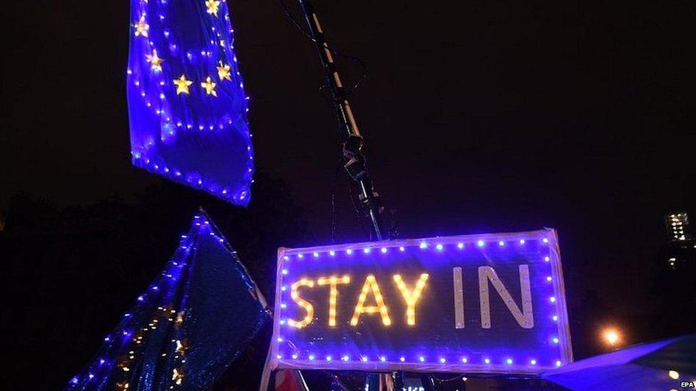 Anti-Brexit protests outside Parliament