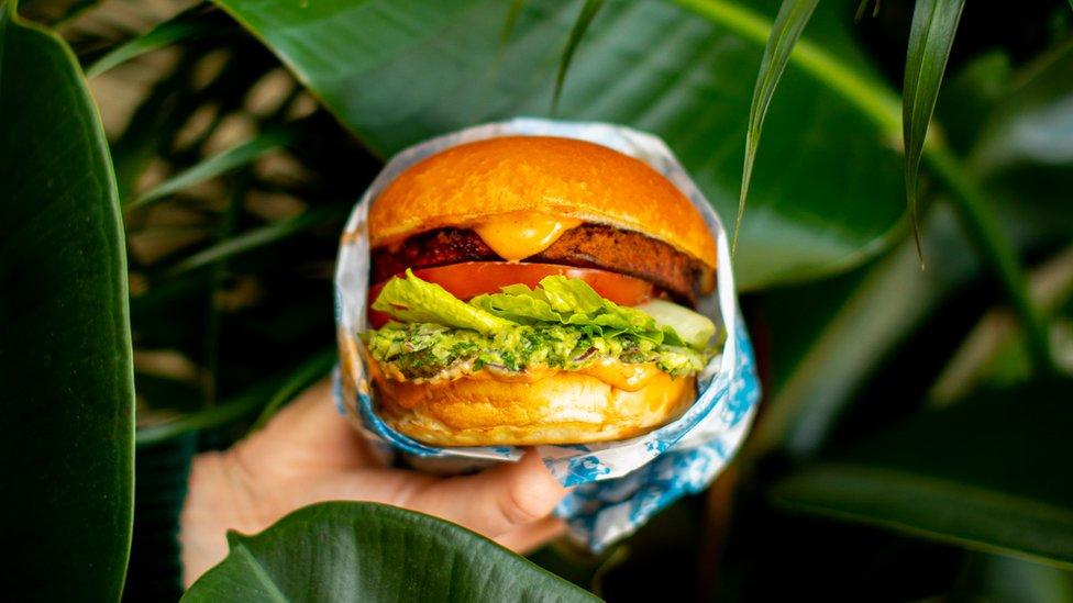 Leon vegan burger