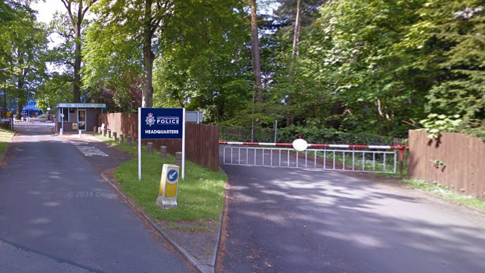 A general view of Nottinghamshire Police Headquarters in Sherwood Lodge Drive