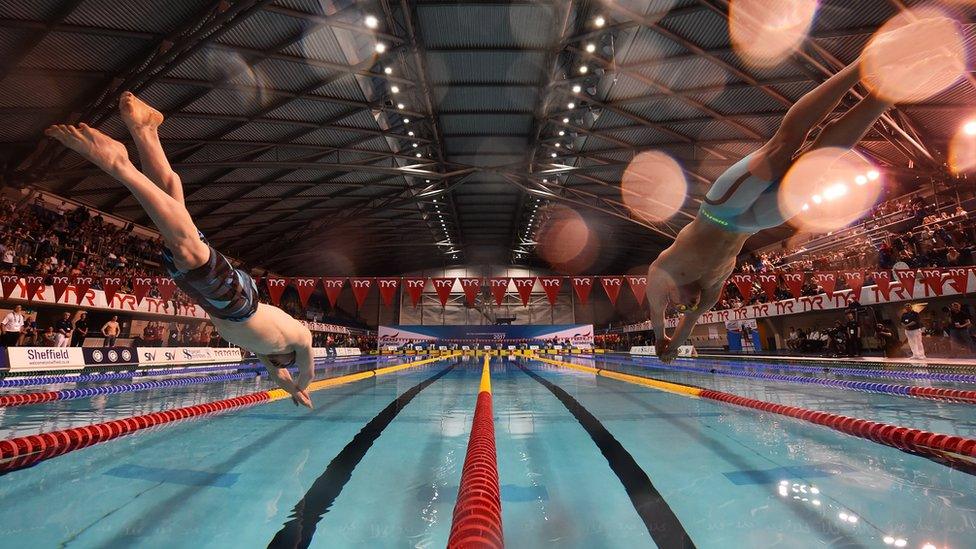 Competition pool at Ponds Forge