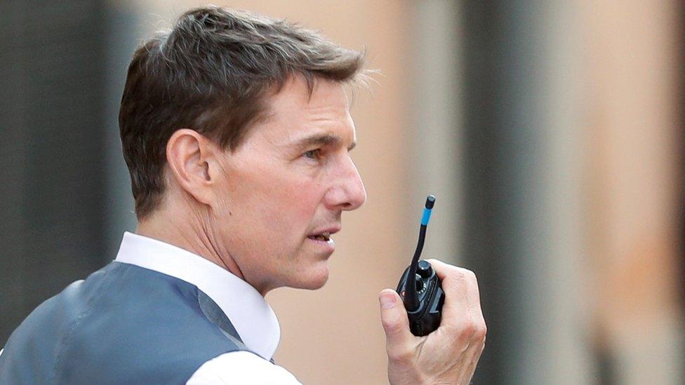 Tom Cruise filming Mission: Impossible 7 in Rome last year