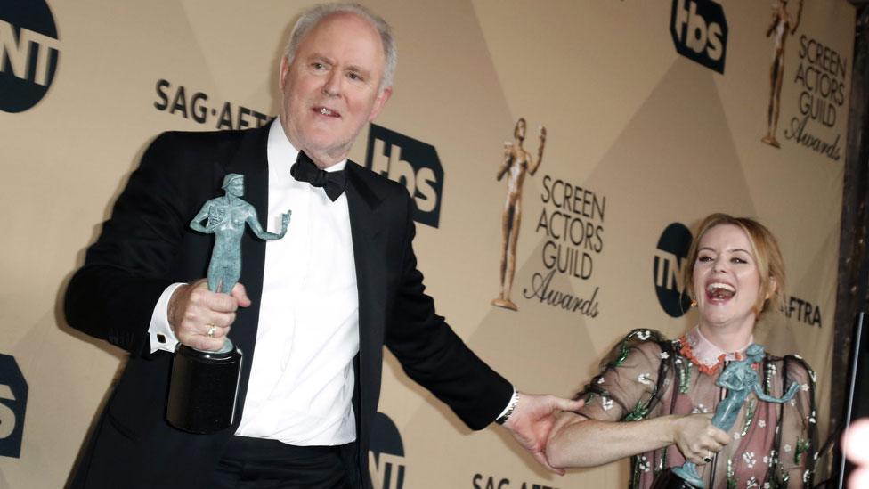 John Lithgow and Claire Foy