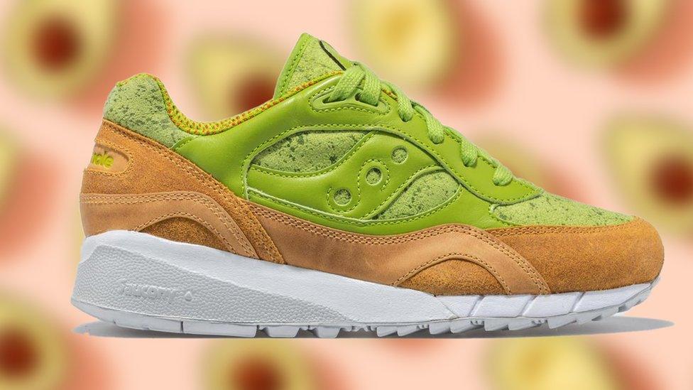 Saucony avocado trainers