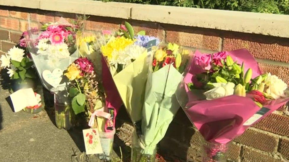 Tributes in Cherwell Way, Gorleston