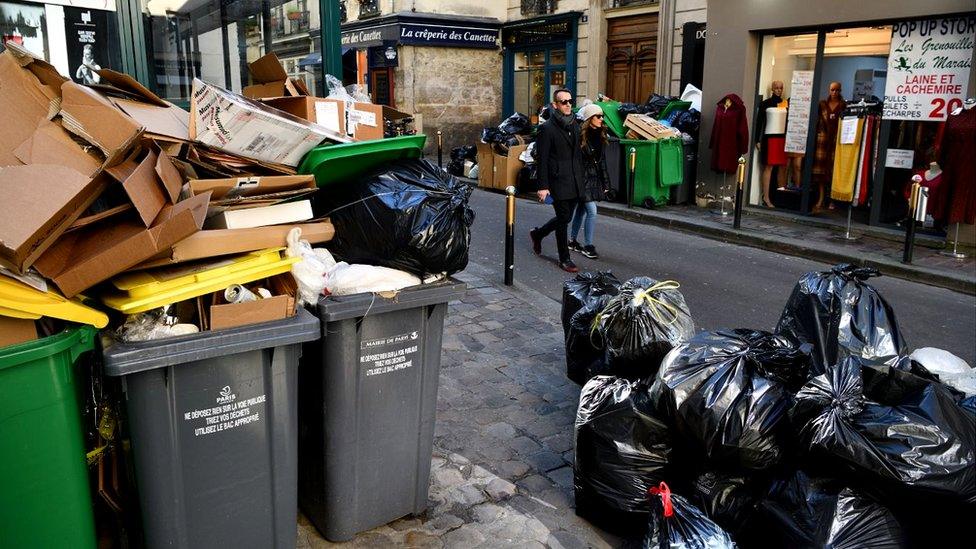 Restaurant in the Montmartre neighbourhood in Paris on March 10, 2020 in Paris, France