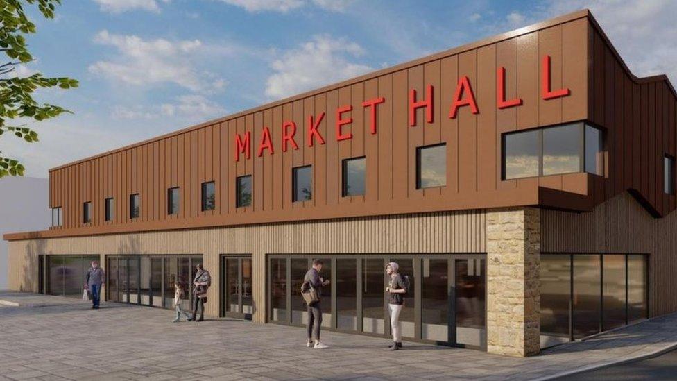 Proposed market hall design