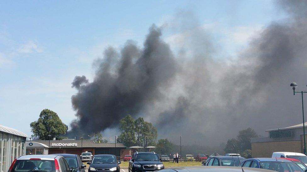 The fire at Canvey Island