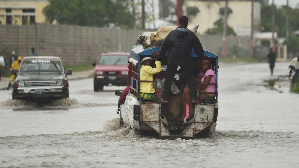 Heavy rain has already caused huge damage