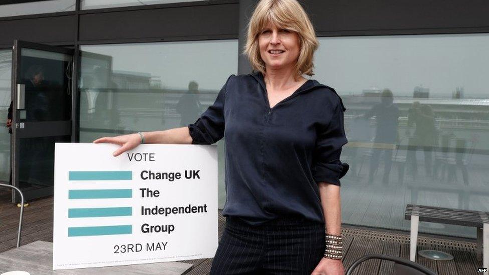 Change UK candidate Rachel Johnson