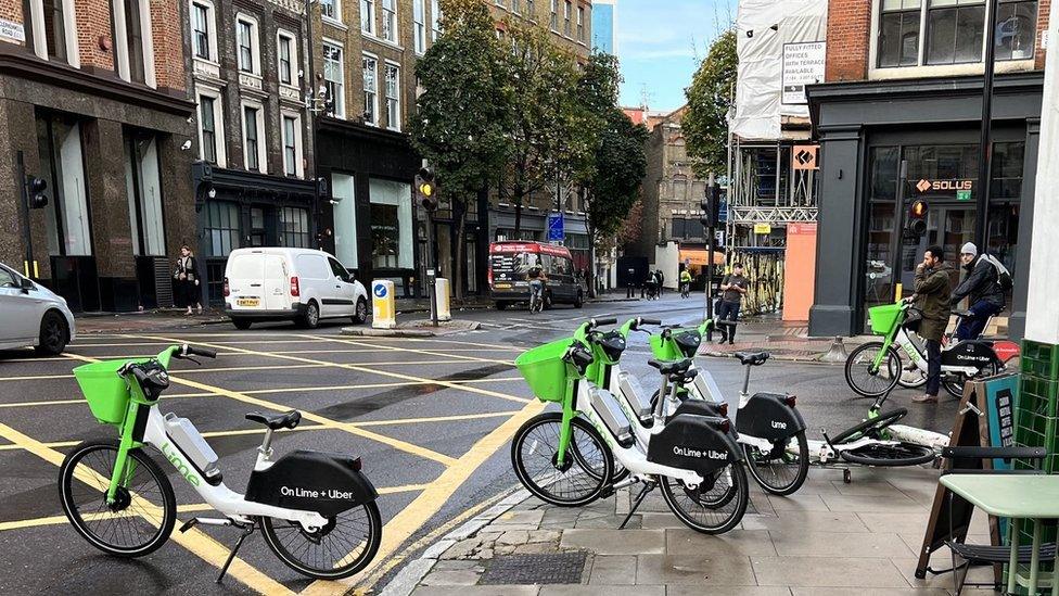 Bikes in Islington