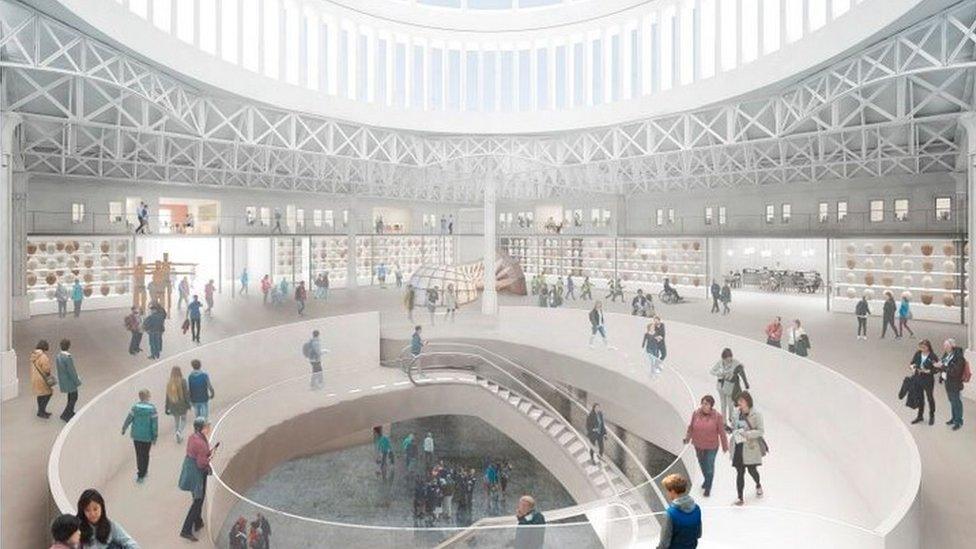 Artist's impression of the new Museum of London