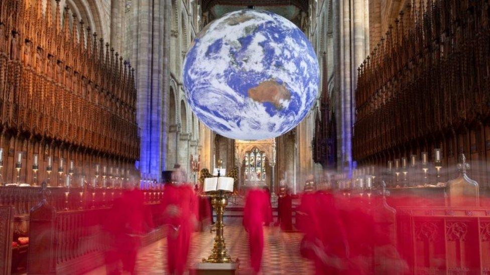 Gaia in Peterborough Cathedral