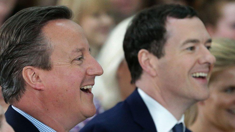 David Cameron and George Osborne