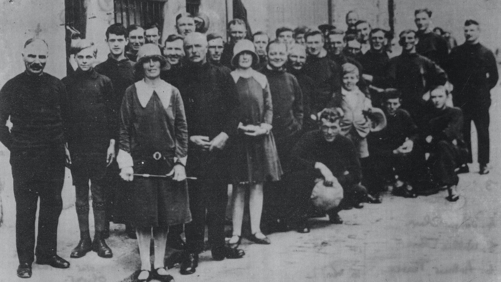 The Polperro Fishermen's Choir in 1933