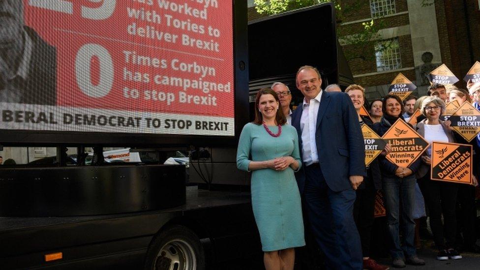 Jo Swinson and Ed Davey