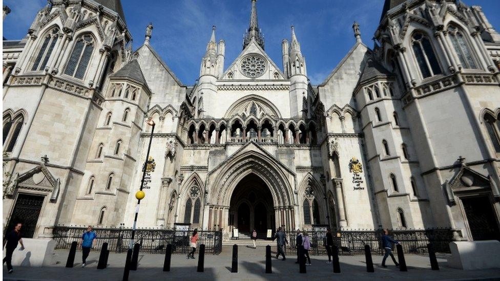 The Royal Courts of Justice in London