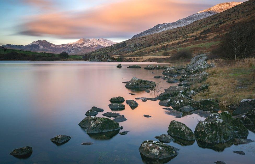 Llynnau Mymbyr Winter Sunrise