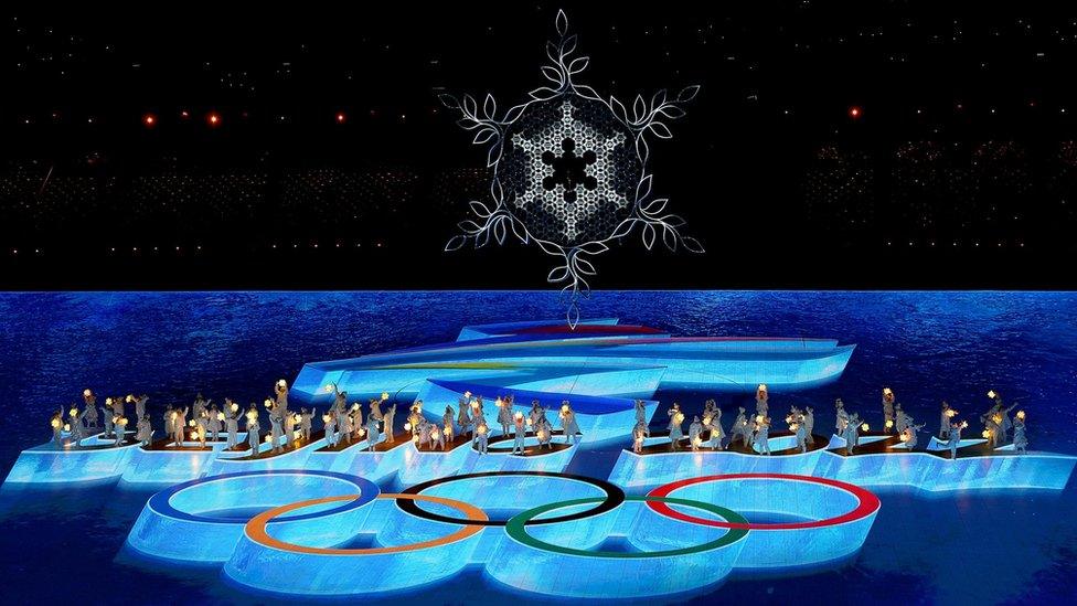 The Winter Olympics closing ceremony