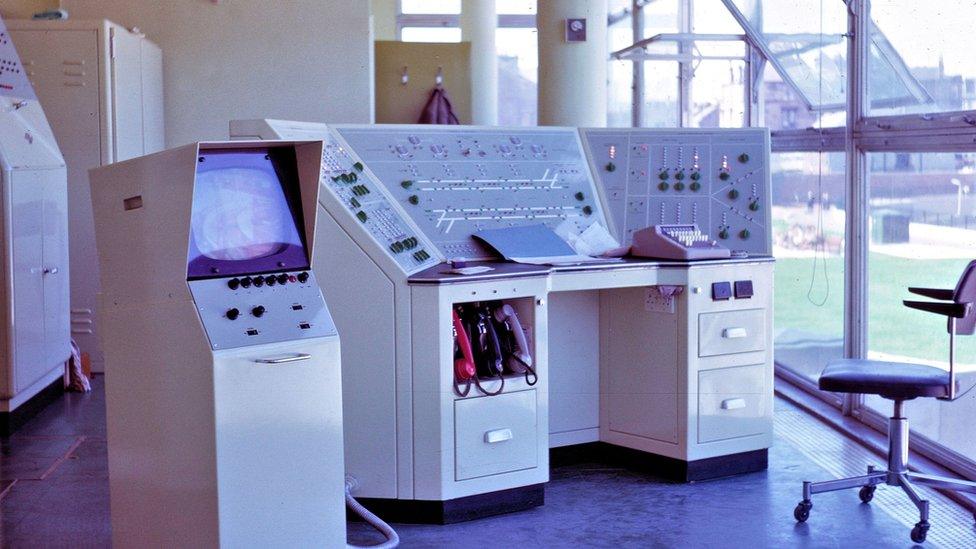 Clyde Tunnel control room 1963