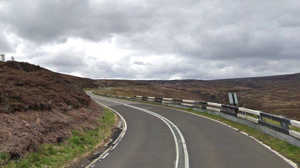 Snake Pass BMW crash