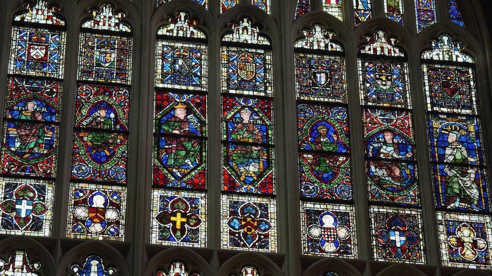 Stained glass windows