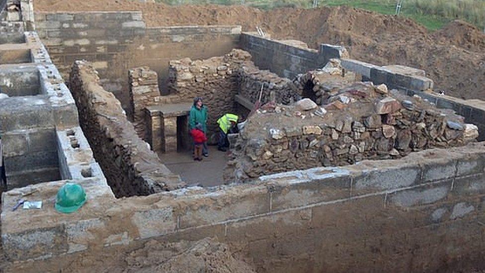 Excavations at St Piran's Oratory in Cornwall