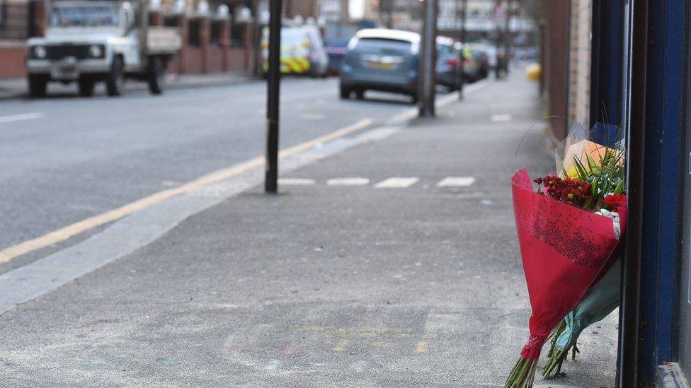 Floral tributes