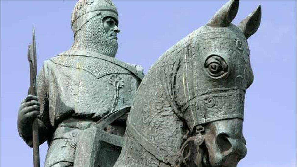 robert the bruce statue at bannockburn