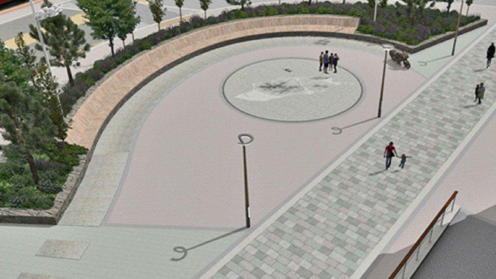 Artist impression of Douglas Promenade, Isle of Man