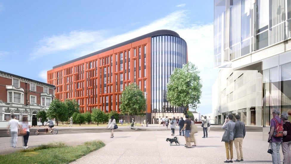 Artist's impression of new King's Street site