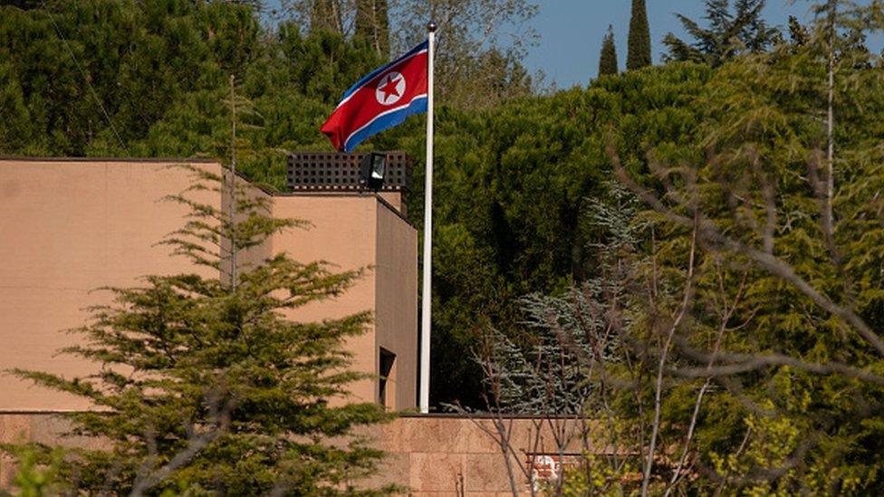 North Korean embassy in Madrid