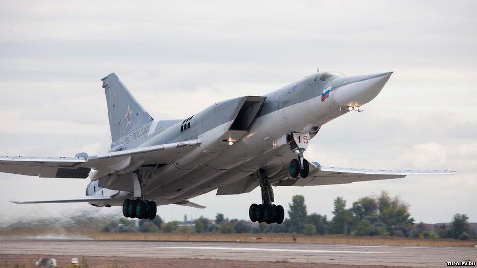 Russian Tu-22M3 bomber (from Tupolev.ru website)