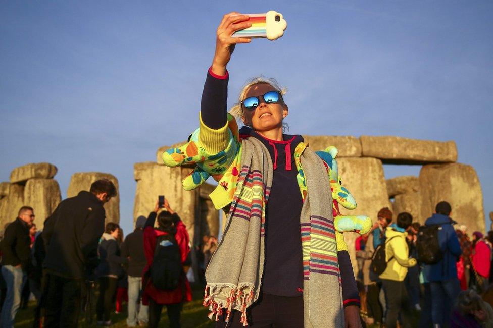 Summer solstice at Stonehenge, England