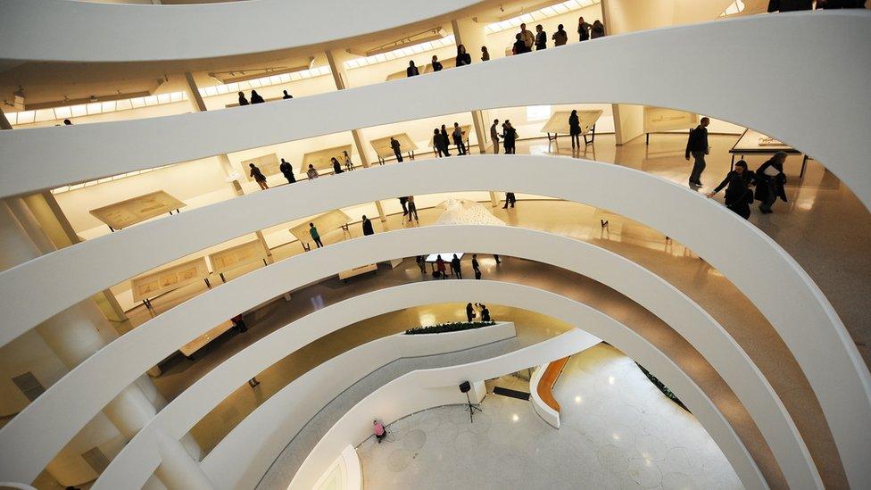 Inside the Guggenheim in New York