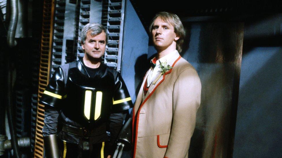 Rodney Bewes and Peter Davison