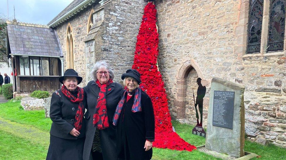 Julie Parker, Debbie Pope and Silvia Meredith