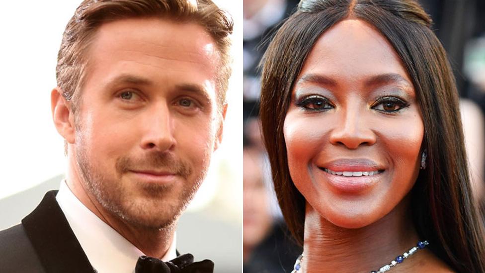 Ryan Gosling and Naomi Campbell